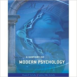 A History Of Modern Psychology