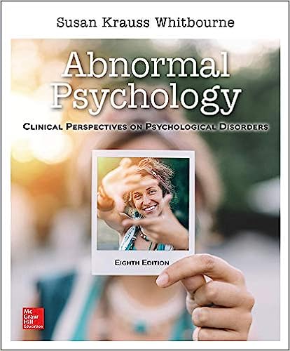 Abnormal Psychology Clinical Perspectives on Psychological Disorders