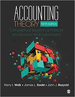 Accounting Theory Conceptual Issues In A Political And Economic Environment