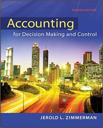 Accounting for Decision Making and Control