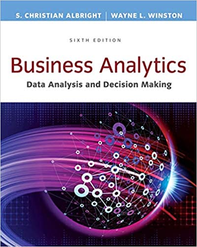 Business Analytics Data Analysis and Decision Making