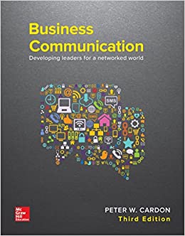 Business Communication Developing Leaders for a Networked World