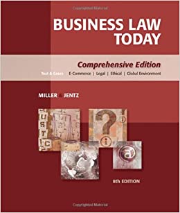 Business Law Today Comprehensive 8th Edition