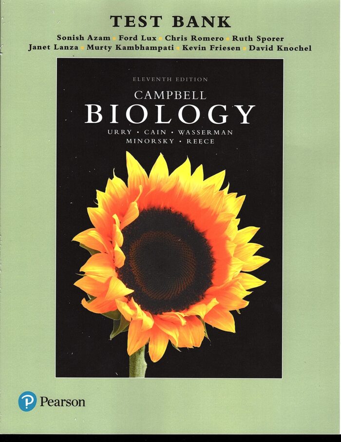 Test Bank For Campbell Biology Test Bank 11 edition