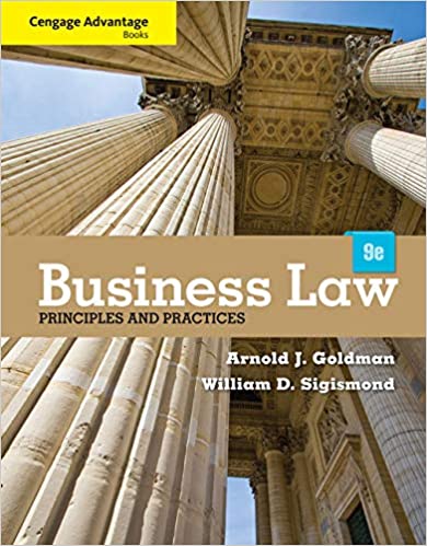 Cengage Advantage Books Business Law Principles and Practices