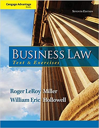 Cengage Advantage Books Business Law Text and Exercises