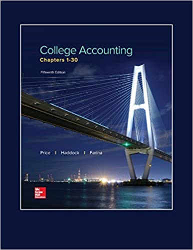 College Accounting 15th Edition