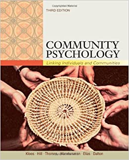 Community Psychology Linking Individuals And Communities