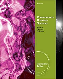 Contemporary Business Statistics International Edition