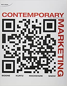 Contemporary Marketing 3rd Canadian Edition