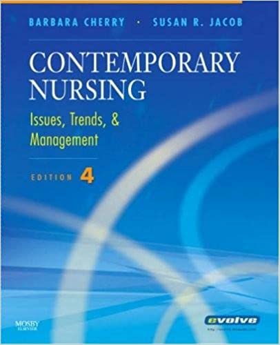 Contemporary Nursing Issues Trends And Management