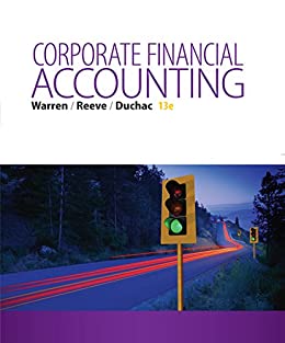 Corporate Financial Accounting 13th Edition