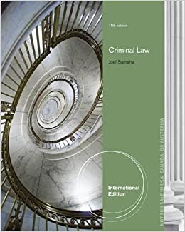 Criminal Law 11Th Edition International Edition By Joel Samaha