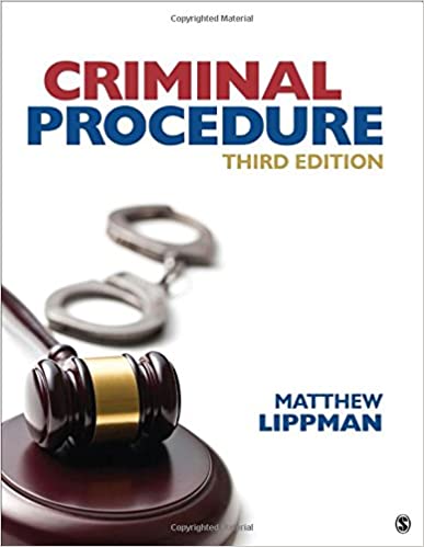 Criminal Procedure 3rd Edition By Lippman