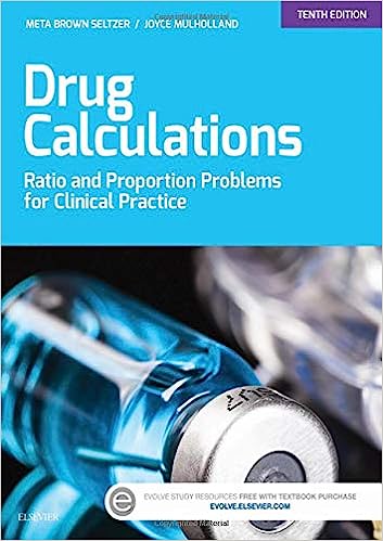 Drug Calculations 10th Edition By Brown