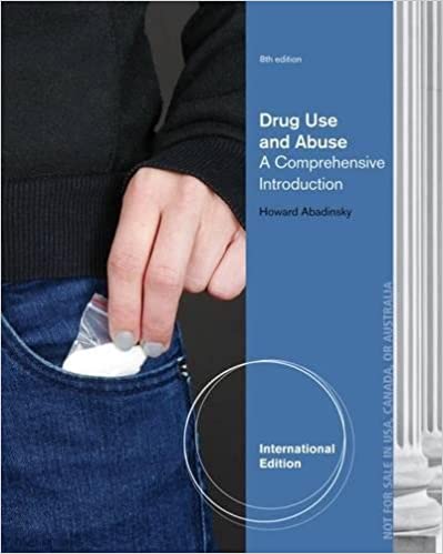 Drug Use and Abuse A Comprehensive Introduction