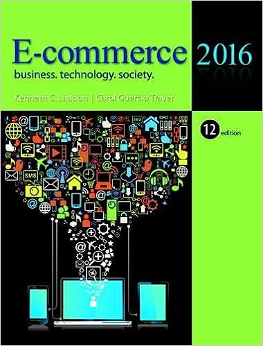 E-Commerce 2016 Business Technology Society