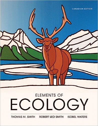 Element of Ecology 1st Canadian Edition By Thomas M. Smith