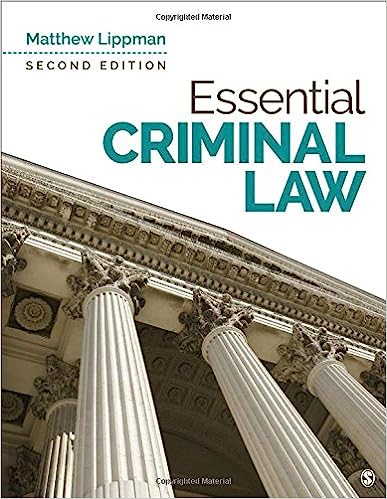 Essential Criminal Law