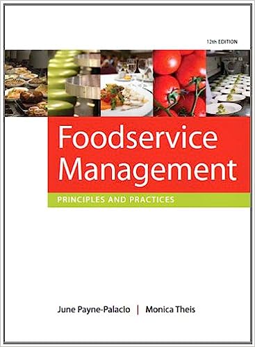 Foodservice Management Principles and Practices