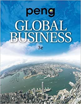 Global Business 3rd Edition By Mike Peng