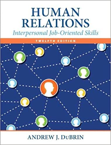 Human Relations Interpersonal Job-Oriented Skills