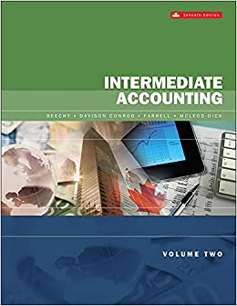 Intermediate Accounting Volume 2 Canadian