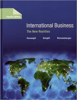 International Business The New Realities