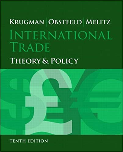 International Trade Theory And Policy