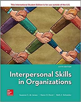 Interpersonal Skills in Organizations