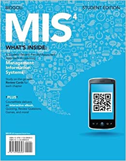 MIS 4th Edition By Hossein Bidgoli