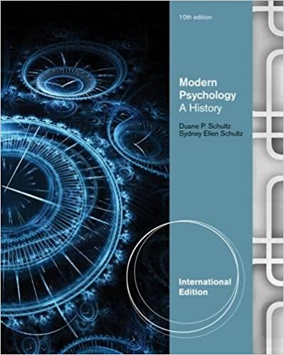 Modern Psychology A History