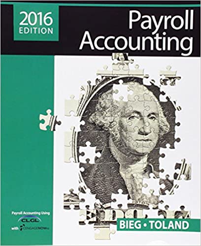 Payroll Accounting 2016