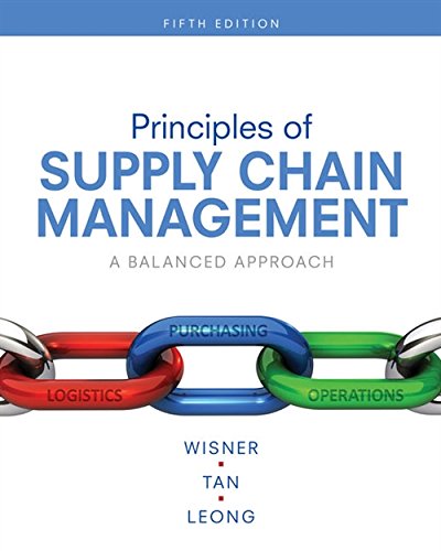 Solution Manual for Principles of Supply Chain Management 5th Edition by Wisner
