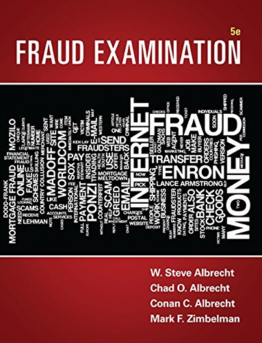 Test Bank For Fraud Examination 5th Edition W Steve Albrecht