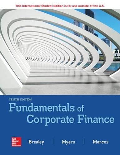 Test Bank For Fundamentals of Corporate Finance Dick Brealey 10th Edition