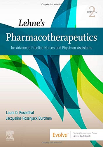 Test Bank For Lehne’s Pharmacotherapeutics for Advanced Practice Nurses and Physician Assistants 2nd Edition Rosen