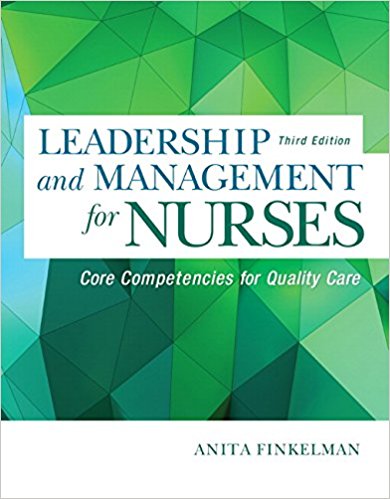 Leadership And Management Nurses Core Competencies 3rd Edition Test Bank
