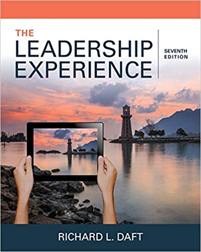 Leadership Experience 7th Edition By Richard L. Daft Test Bank