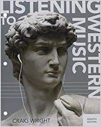 Listening to Western Music 8th Edition by Craig Wright Test Bank