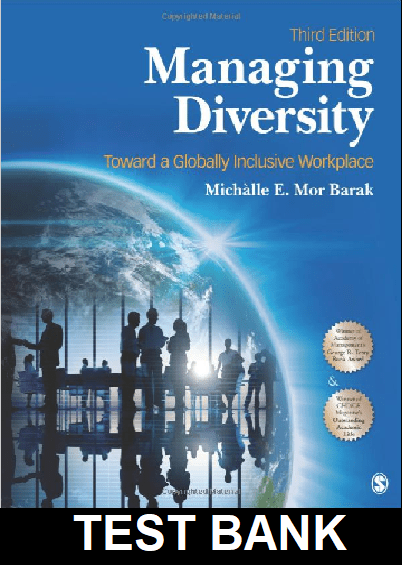 Managing Diversity 3rd Edition Barak