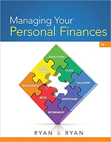 Managing Your Personal Finances 7th Edition by Joan S. Ryan Test Bank