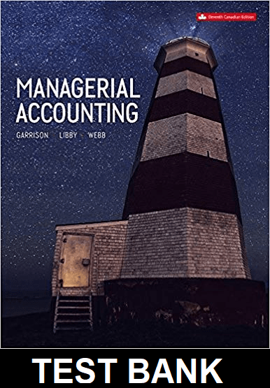 managerial accounting 11th canadian edition