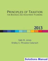 PRINCIPLES OF TAXATION FOR BUSINESS AND INVESTMENT PLANNING 16TH EDITION TEST BANK