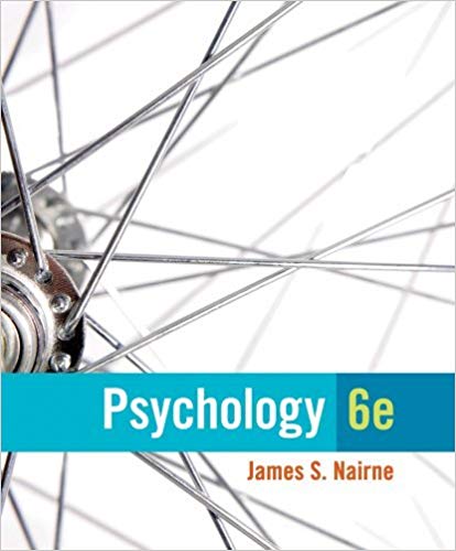 Psychology 6th Edition By James S. Nairne Test Bank
