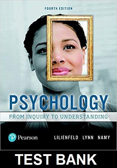 Psychology from inquiry to understanding 4th Edition