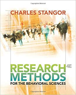 Research Methods for the Behavioral Sciences 4th Edition by Charles Stangor Test Bank