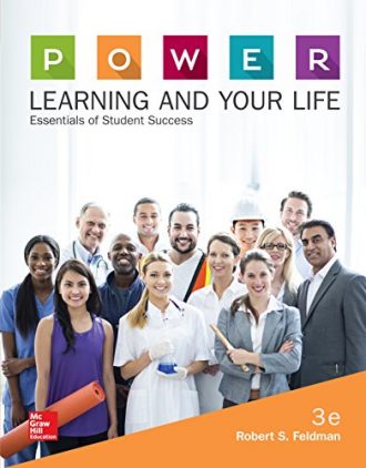 P.O.W.E.R. Learning and Your Life Essentials of Student Success 3rd Edition Test Bank