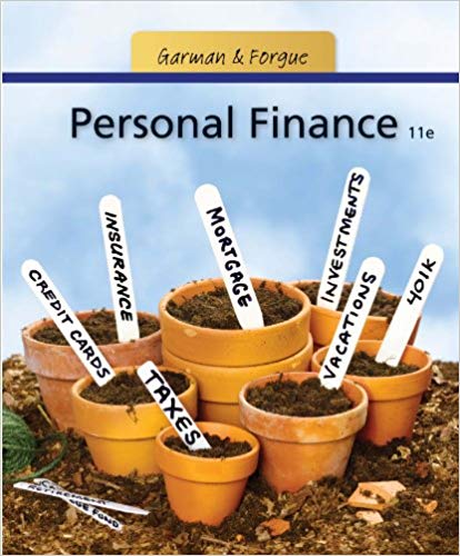 Personal Finance 11th Edition by E. Thomas Garman Test Bank