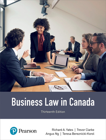 Business Law in Canada, 13th edition